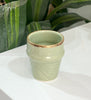 Espresso verre gravée 7cm – Finition dorée 10 carats